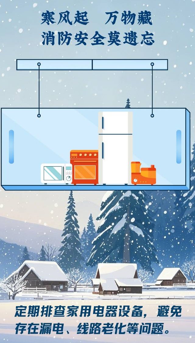 冬季防火消防安全提示